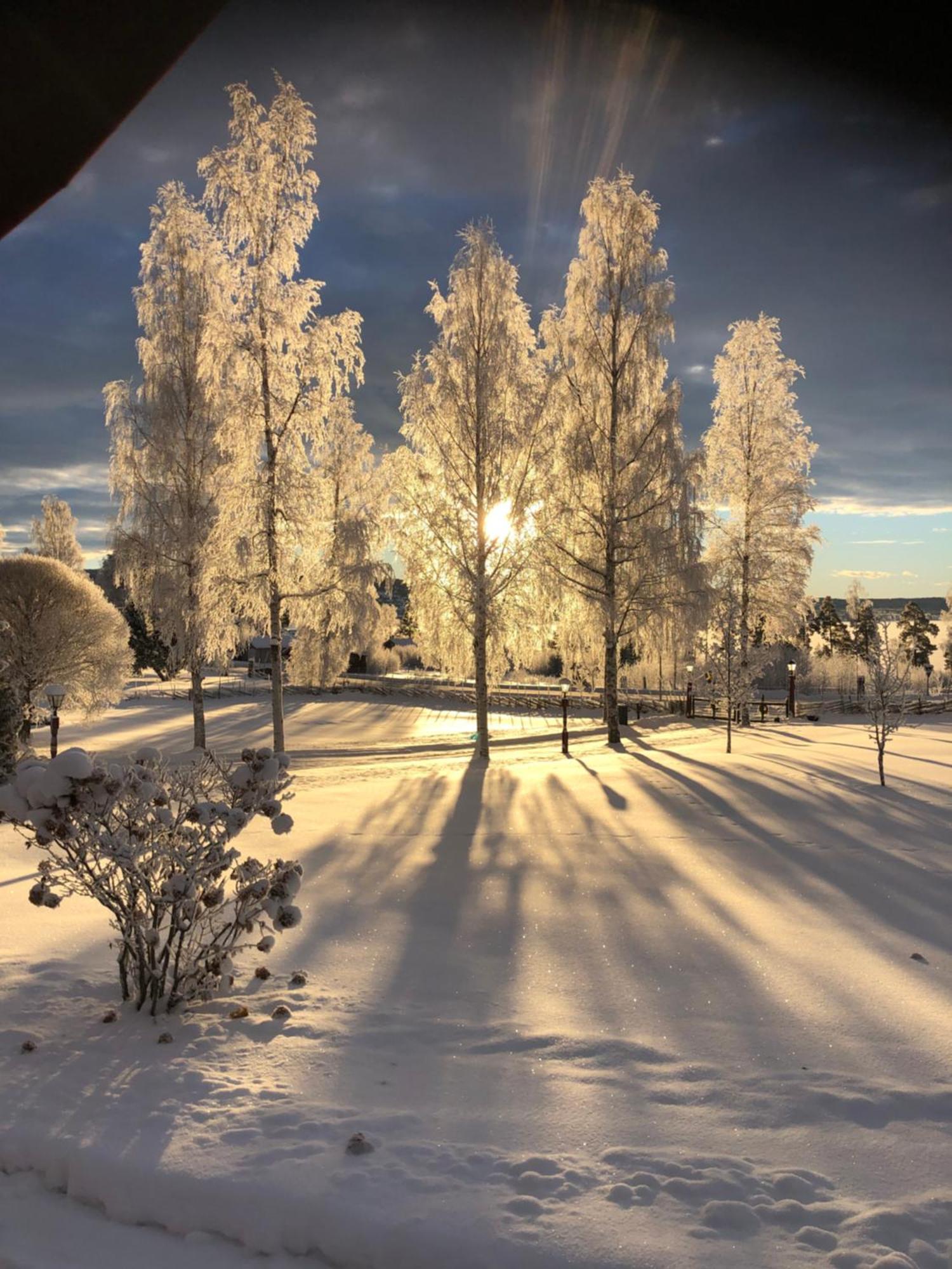 Mysigt Boende I Raettvik Med Utsikt Oever Siljan Exterior photo
